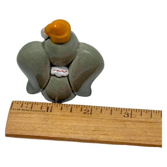 Dumbo Disney Figurine 2.5 inch Tall Ceramic Marked Disney Japan Vintage 1970s - Picture 8 of 8